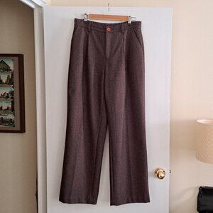 ELLIE MAE STUDIOS Lenard Pants, sz 10, wool tweed
